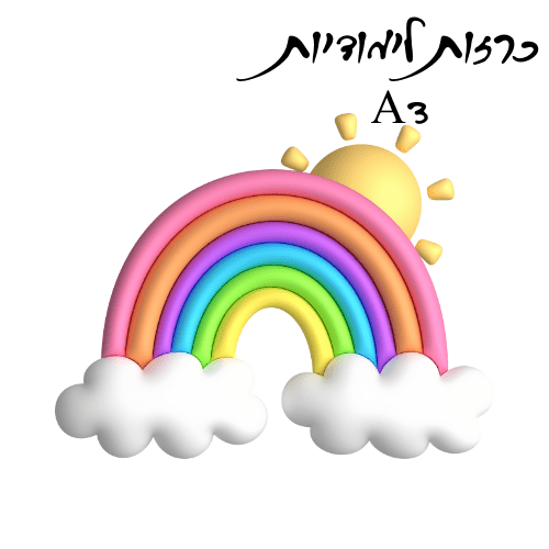A3 כרזות לימודיות - הוראה בהתאמה אישית