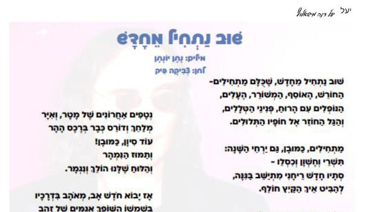 "שוב נתחיל מחדש" צביקה פיק - הוראה בהתאמה אישית
